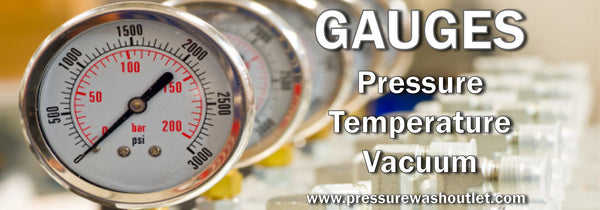 PRESSURE WASHER GAUGES